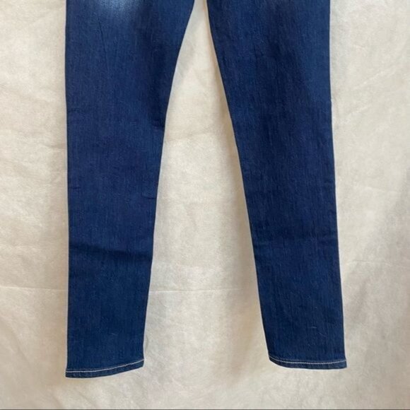 Vigoss The Jagger Stretch Demin Rhinestone Dark Blue Jeans Girls Size 14 - Picture 10 of 12